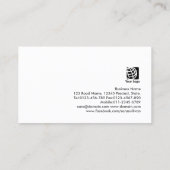 サウンドエンジはっきりしたニアシルバー音波アイコンエレガント 名刺 (裏面)
