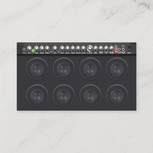 サウンドエンジニアアンプスピーカ 名刺 (正面)