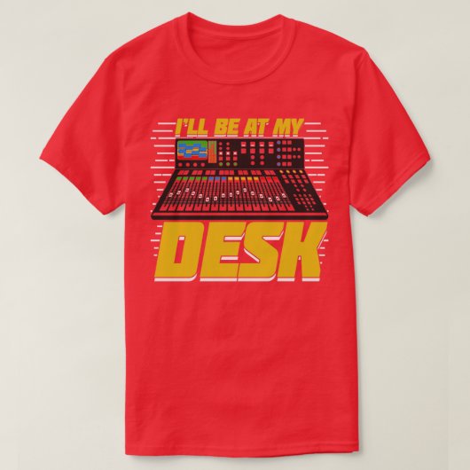 サウンドエンジニアオーディオ技術者ギフト Tシャツ (デザイン正面)