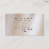 サウンドエンジニアディーフェイクケイ金属効果 名刺 (裏面)