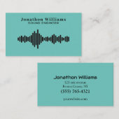 サウンドエンジニアディーJay 名刺 (正面/裏面)