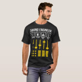 サウンドエンジニアデイプランオーディオ録音 Tシャツ (正面フル)