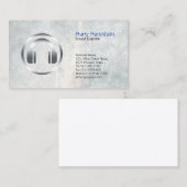 サウンドエンジニアヘッドフォンアイコン名刺 名刺 (正面/裏面)