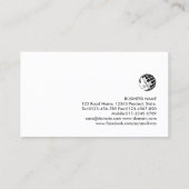 サウンドエンジニアボリュームスライダアイコン 名刺 (裏面)