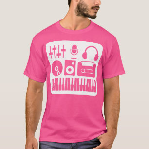 サウンドエンジニアミキサーAudio Electro Acou Tシャツ