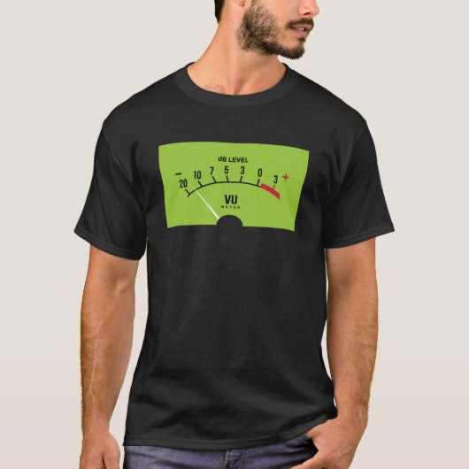 サウンドエンジニア録音エンジニア Tシャツ (正面)