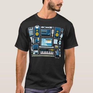 サウンドエンジニア音楽制作オーディオエンジニア  Tシャツ