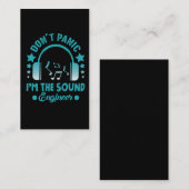 サウンドエンジニアAudio Dj Musicパーティー 名刺 (正面/裏面)