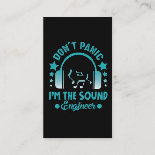 サウンドエンジニアAudio Dj Musicパーティー 名刺