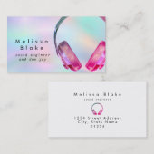 サウンドエンジニアdee jay 名刺 (正面/裏面)