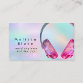 サウンドエンジニアdee jay 名刺 (正面)