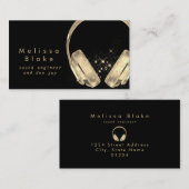 サウンドエンジニアdee jay 名刺 (正面/裏面)