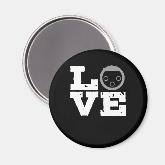 サウンドエンジニアXLRコネクタLoveオーディオミキサー マグネット (正面/裏面)