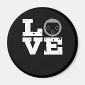 サウンドエンジニアXLRコネクタLoveオーディオミキサー マグネット (正面)