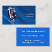 サウンドカード アドバイスカード (正面/裏面)