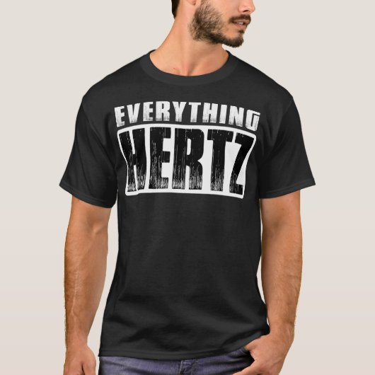 サウンドガイオーディオエンジニアヘルツ Tシャツ (正面)