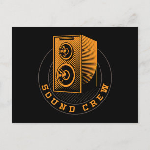 サウンドクルーのスピーカーオーディオ専門オーディオ ポストカード