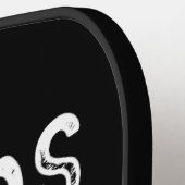 サウンドゲイ私はレインボーLGBTフラグのプライド月 ピックルボールラケット (左詳細)