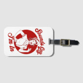 サウンドゲイ私はヴィンテージレズビアン女性のカーボーイハウディ ラゲッジタグ (正面横)