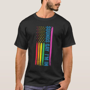 サウンドゲイ私はLgbtqにいる Tシャツ