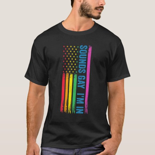 サウンドゲイ私はLgbtqにいる Tシャツ (正面)