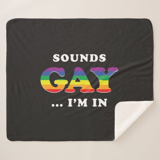 サウンドゲイ...私は入っている シェルパブランケット (正面(横))