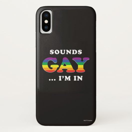 サウンドゲイ...私は入っている Case-Mate iPhoneケース (裏面)