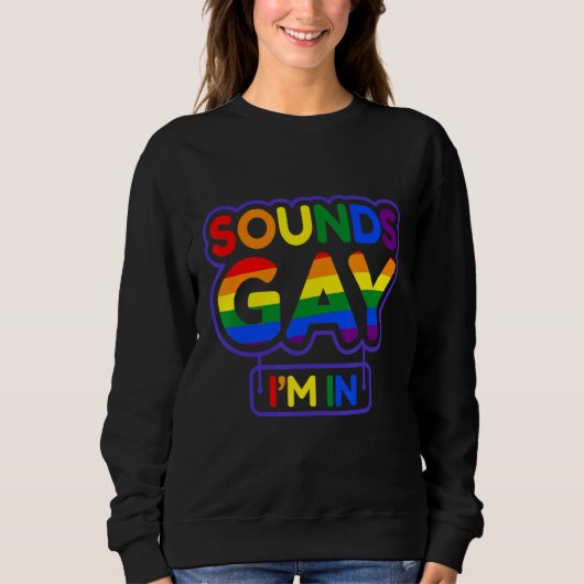 サウンドゲイI In Lgbt スウェットシャツ (正面)