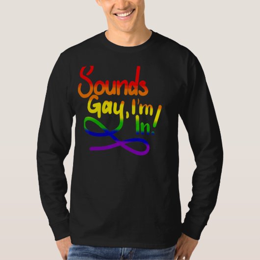 サウンドゲイI In Lgbt Tシャツ (正面)