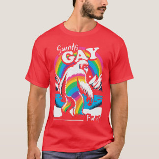 サウンドゲイImのプライド色 Tシャツ