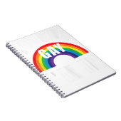 サウンドゲイImインおもしろいシャツLGBTゲイレズビアンビセ ノートブック (右側)