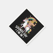 サウンドゲイImイン スタンダードカクテルナプキン (角)