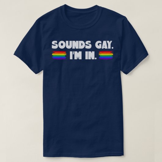 サウンドゲイImイン Tシャツ (デザイン正面)