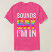 サウンドゲイIm (LGBのプライドギフト) Tシャツ (デザイン正面)