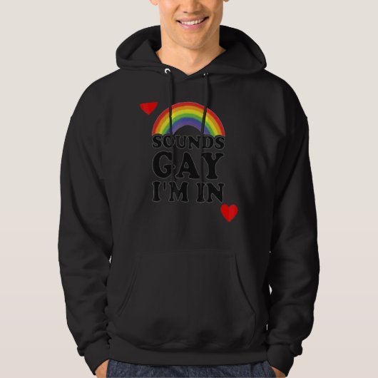 サウンドゲイLgbtのゲイ パーカ (正面)