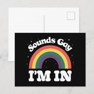 サウンドゲイLGBTQプライド月 ポストカード