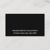 サウンドスピーカー | 音楽等化器 | クリエイティブ 名刺 (裏面)