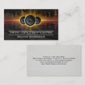 サウンドスピーカ装置 | プロデューサー 名刺 (正面/裏面)