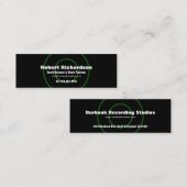 サウンドデザイナーミニ名刺 スキニー名刺 (正面/裏面)