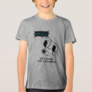 「サウンドトラックを使えば人生は良い」 トライブレンドTシャツ