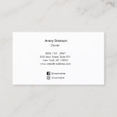 サウンドバスセラピーコン 名刺 (裏面)