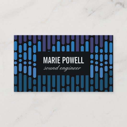 サウンドパターン 名刺 (正面)