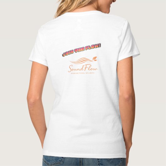 サウンドフローマウスブレスしない女の子Tシャツ Tシャツ (裏面)