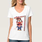 サウンドフローマウスブレスしない女の子Tシャツ Tシャツ (正面)