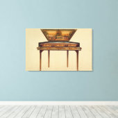 サウンドボック色彩の鮮やかス18セントで叩いたダルシマー キャンバスプリント (インサイチュ (ウッドフロア))