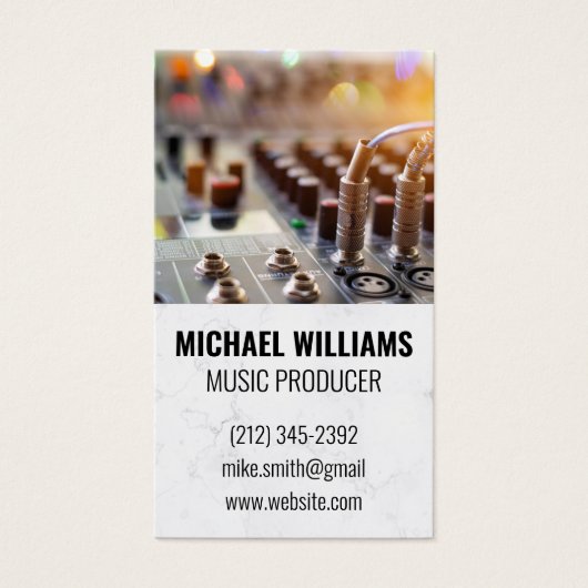 サウンドボードミキサー |技術 (正面)