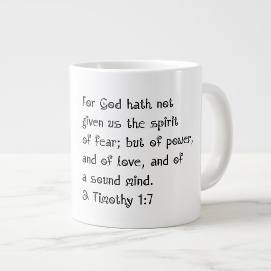 サウンドマインド – ジャンボマグ ジャンボコーヒーマグカップ (正面右)