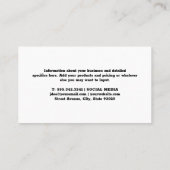 サウンドミキサー | プロデューサー 名刺 (裏面)