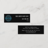 サウンドライトブルーダークラウンドの名刺スキニー スキニー名刺 (正面/裏面)