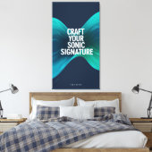 サウンド署名オプションの作成3 キャンバスプリント (インサイチュ (寝室))